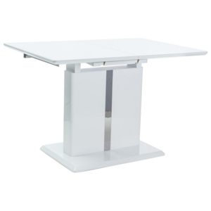 Jídelní rozkládací stůl 110x75 cm v bílé barvě KN976