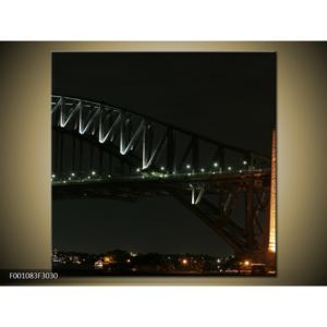 Obraz osvíceného mostu (F001083F3030)