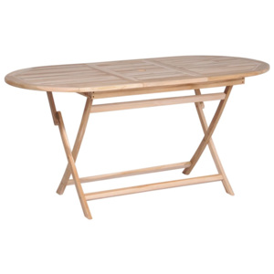 Jídelní stůl z masivního teakového dřeva 160 x 80 x 75 cm