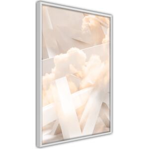 Bimago Zarámovaný obraz - Cloud Nine Bílý rám 40x60 cm
