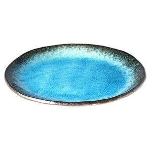 Modrý keramický talíř MIJ Sky, ø 18 cm