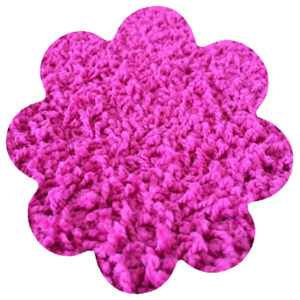 Vopi koberce Kusový koberec Color shaggy růžový kytka - Navrhněte si vlastní rozměr a tvar - klikněte zde