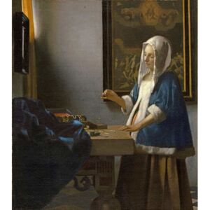 Obraz, Reprodukce - Woman Holding a Balance, c.1664, Jan (1632-75) Vermeer