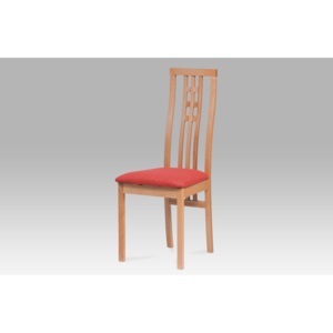 Jídelní židle dřevěná dekor buk S PODSEDÁKEM NA VÝBĚR BC-12481 BUK3