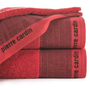 Bavlněný froté ručník MAKS 50x100 cm, červená, 500 gr PIERRE CARDIN Varianta: ručník - 1 kus 50x90 cm