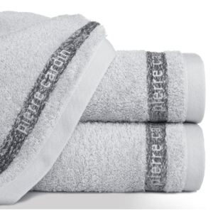 Bavlněný froté ručník TOM 50x90 cm, stříbrná, 480 gr PIERRE CARDIN Varianta: ručník - 1 kus 50x90 cm