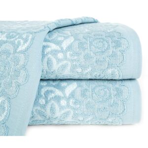 Bavlněný froté ručník se vzorem SAM 50x90 cm, modrá/bílá, 500 gr Mybesthome Varianta: ručník - 1 kus 50x90 cm