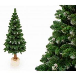 Vánoční stromeček Borovice "White Frost" 2D jehličí na kmínku 200cm