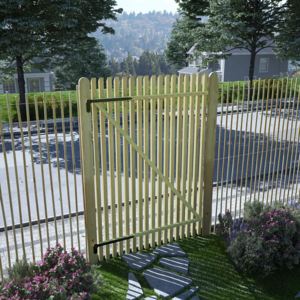 Laťková zahradní branka FSC impregnovaná borovice 100 x 150 cm