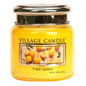Vonná svíčka Village Candle Fresh Lemon, 92 g