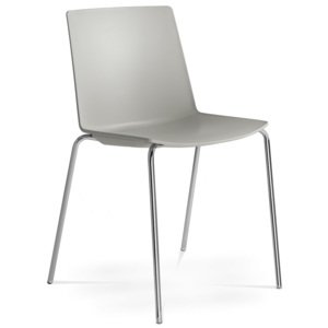 Konferenční, plastová židle SKY FRESH 050-N1, kostra černá