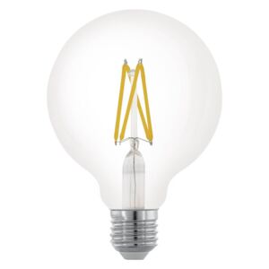 LED stmívatelná filamentová žárovka, E27, G95, 6W, 806lm, 2700K, teplá bílá