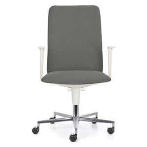 Kancelářská židle FLAP/ W s područkami, šedá