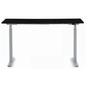 KARE DESIGN Pracovní stůl Office Smart - šedý, černý, 140x60