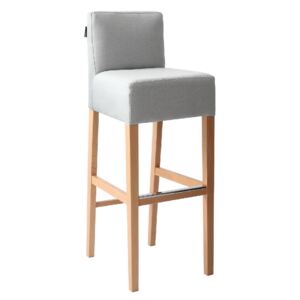 Nordic Design Světle šedá látková barová židle Pott 87 cm