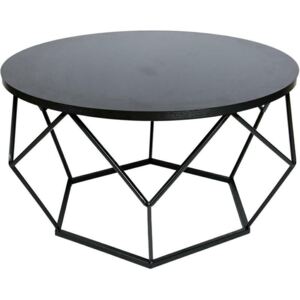 DekorStyle Konferenční stolek DIAMOND 70cm černý