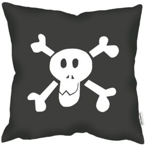 We Love Cushions Dětský povlak polštáře Skull 45x45 cm