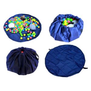APT Hrací deka a vak na hračky 150cm, modrá, AG546