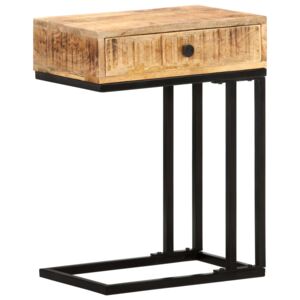 Odkládací stolek ve tvaru U 45 x 30 x 61 cm masivní mangovník