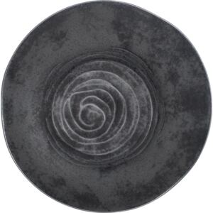 Kivi talíř - tmavě šedá tmavě šedý 21 cm