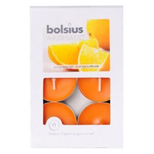 Bolsius Aromatic Čajové 6ks Juicy Orange vonné svíčky