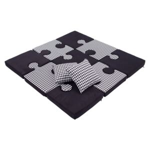 Mumma Hrací podložka Puzzle černá