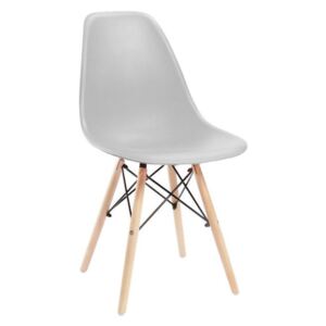 Designová židle SPRINGOS MILANO šedá