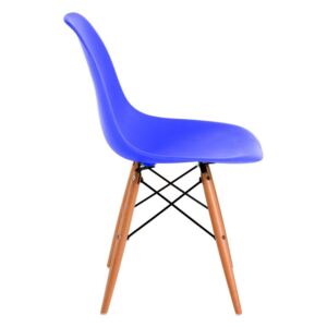 Jídelní židle P016W PP inspirovaná DSW modrá