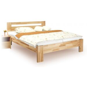 Manželská postel - dvoulůžko IVA, masiv buk , Olše
