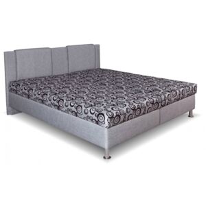 Čalouněná postel s úložným prostorem Klaudie, 180x200, boční výklop , Matrace ALFA