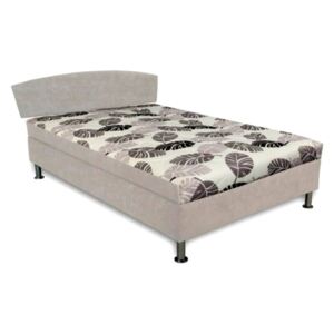 Čalouněná postel s úložným prostorem Gita, 140x200 cm, čelní výklop , Matrace ALFA