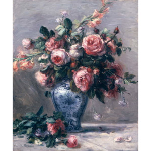Obraz, Reprodukce - Vase of Roses, Pierre Auguste Renoir