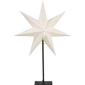 Star Trading Papírová hvězda na podstavci FROZEN 80cm | bílá