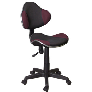 Dětská kancelářská židle - černá/fialová KN045