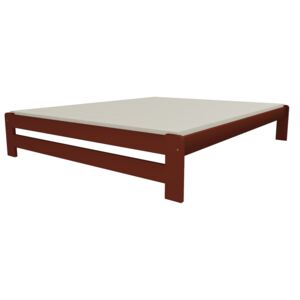 Dřevěná postel VMK 4B 90x200 borovice masiv HNĚDÁ