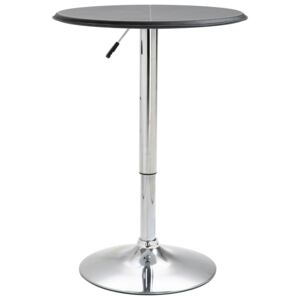 Barový stůl černý Ø 60 cm MDF