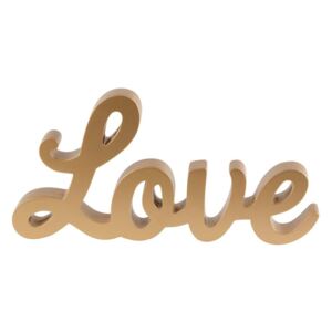 Dekorativní zlatý nápis Love (kód TYDEN na -20 %)