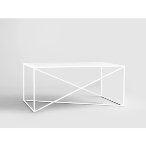 Bílý konferenční stolek Custom Form Memo, délka 100 cm