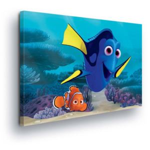 Obraz na plátně - Disney Hledá se Nemo Postavičky III 100x75 cm