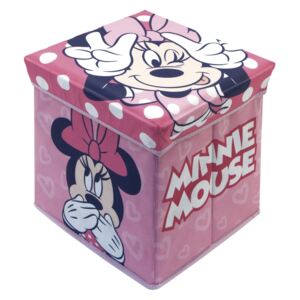 Arditex Úložný box na hračky Minnie s víkem
