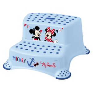 Dvojstupínek k WC/umyvadlu "Mickey&Minnie" Modrá