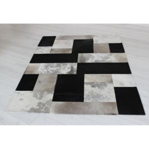 Kožený koberec Viby Tricolor Grey XL XL