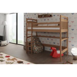 Dětská postel 90 cm Theo (s roštem a úl. prostorem) (buk)