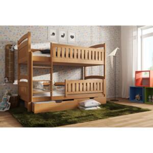 Dětská postel 90 cm Irwin (s roštem a úl. prostorem) (buk)