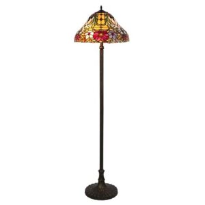 Vitrážová stojanová lampa Mirella 8088 (Rabalux)