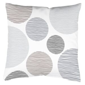 Home Wohnideen Povlak na polštář, potisk , Šedá Rozměr: 40 cm (V), 40 cm (Š)