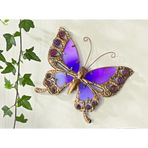 Magnet 3Pagen Dekorace Motýl purpurová 25cm