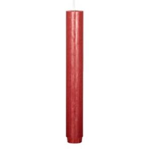 Broste Svíčka kulatá krátká 2,6 cm - červená