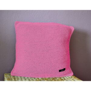 Vekadesign pletený polštářek 40x40cm Barva: Růžová