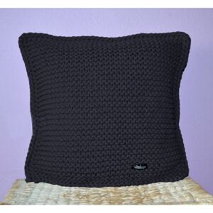 Vekadesign pletený polštářek Braided 40x40cm Barva: Černá
